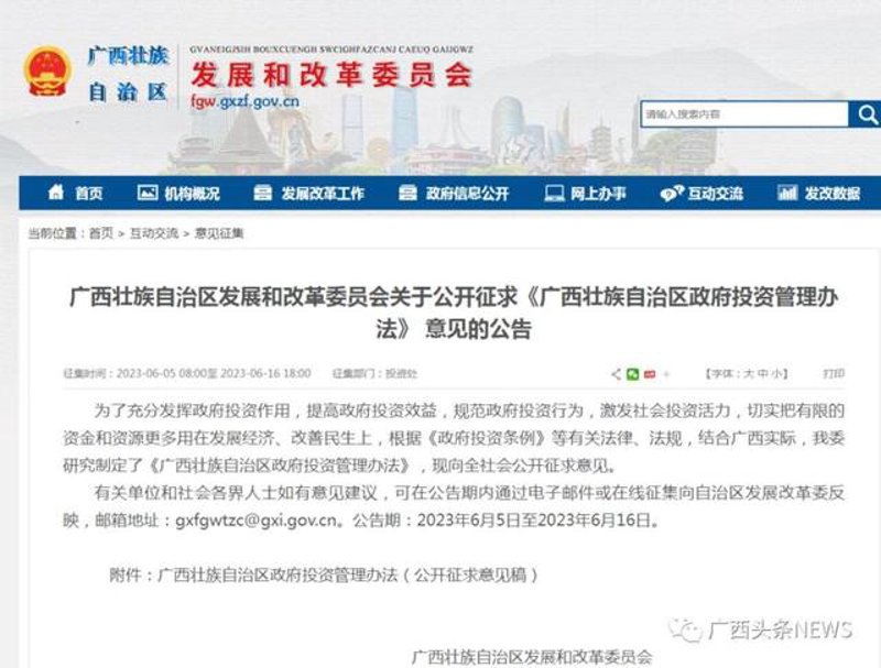 广西项目投资